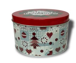 Envase Navideño Tapa Roja